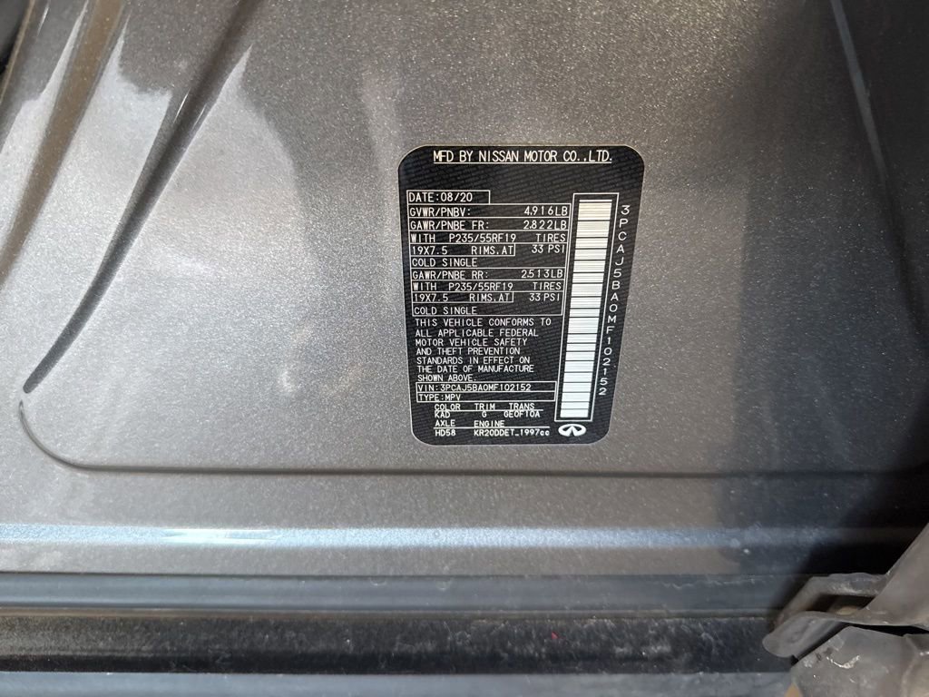 Used 2021 INFINITI QX50 Luxe w/ Cargo Package image 16