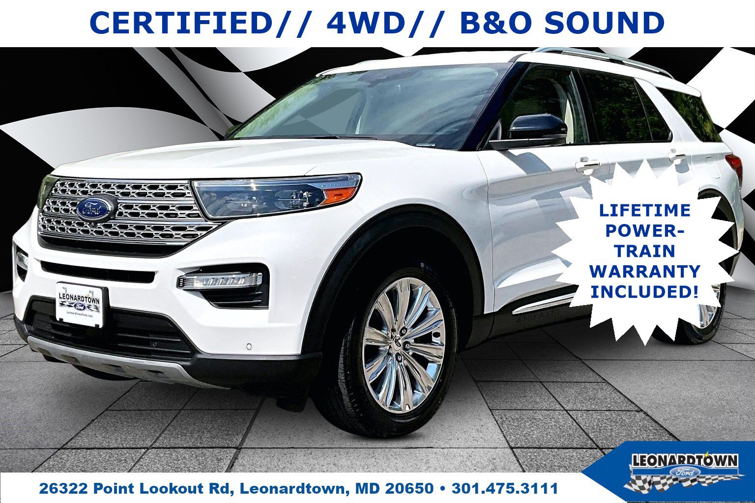 Certified 2020 Ford Explorer Limited