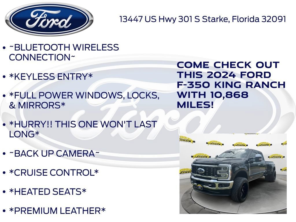 Certified 2024 Ford F350 King Ranch w/ Chrome Package AWD/4WD image 12
