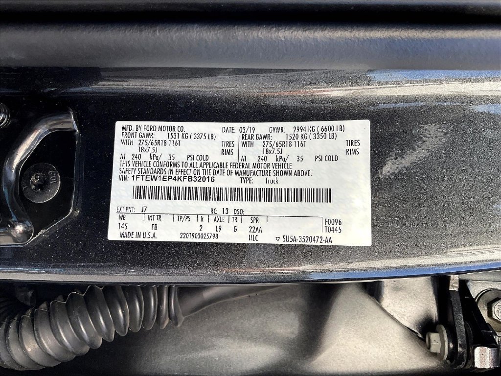Certified 2019 Ford F150 XLT w/ Equipment Group 302A Luxury AWD/4WD image 22