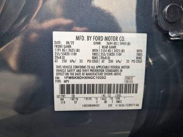Certified 2022 Ford Explorer XLT w/ Equipment Group 202A AWD/4WD image 39