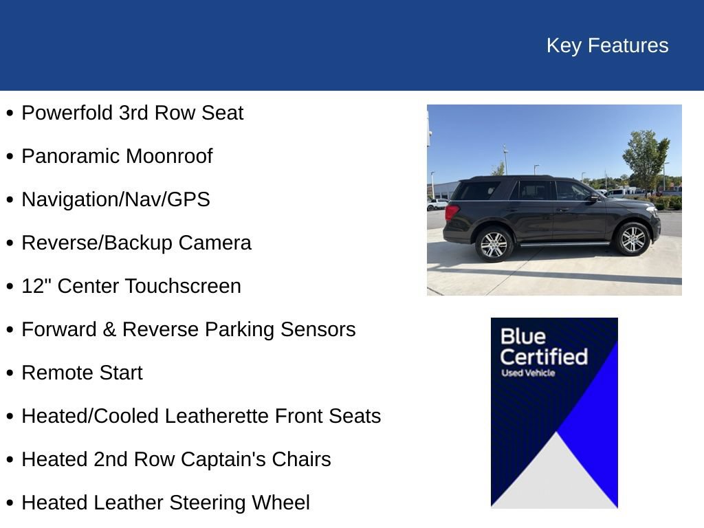 Certified 2022 Ford Expedition XLT RWD image 36