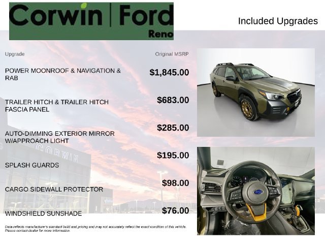 Used 2023 Subaru Outback Wilderness AWD/4WD image 3