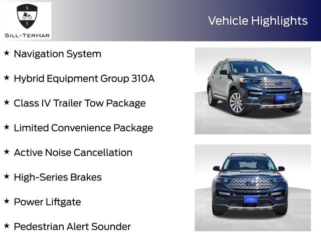 Certified 2022 Ford Explorer Limited w/ Hybrid Equipment Group 310A AWD/4WD image 4