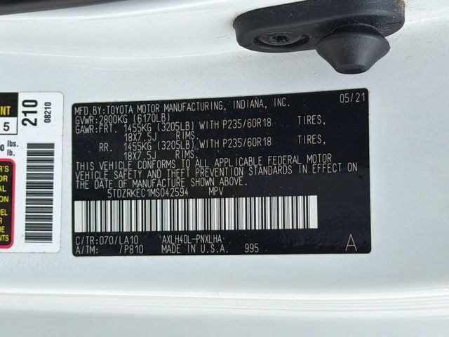 Used 2021 Toyota Sienna Limited FWD image 31