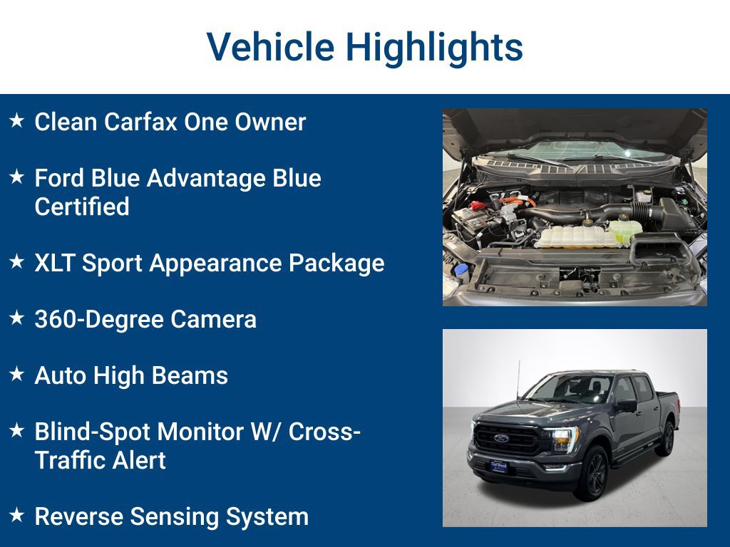 Certified 2023 Ford F150 XLT w/ Equipment Group 302A High AWD/4WD image 3
