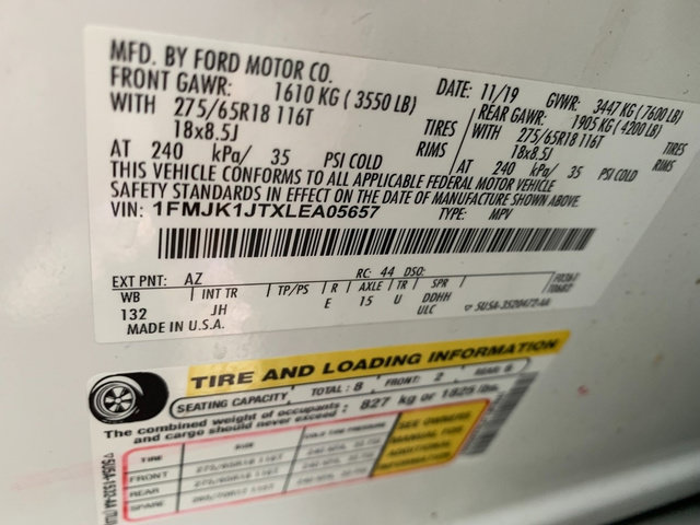 Certified 2020 Ford Expedition Max XLT AWD/4WD image 32