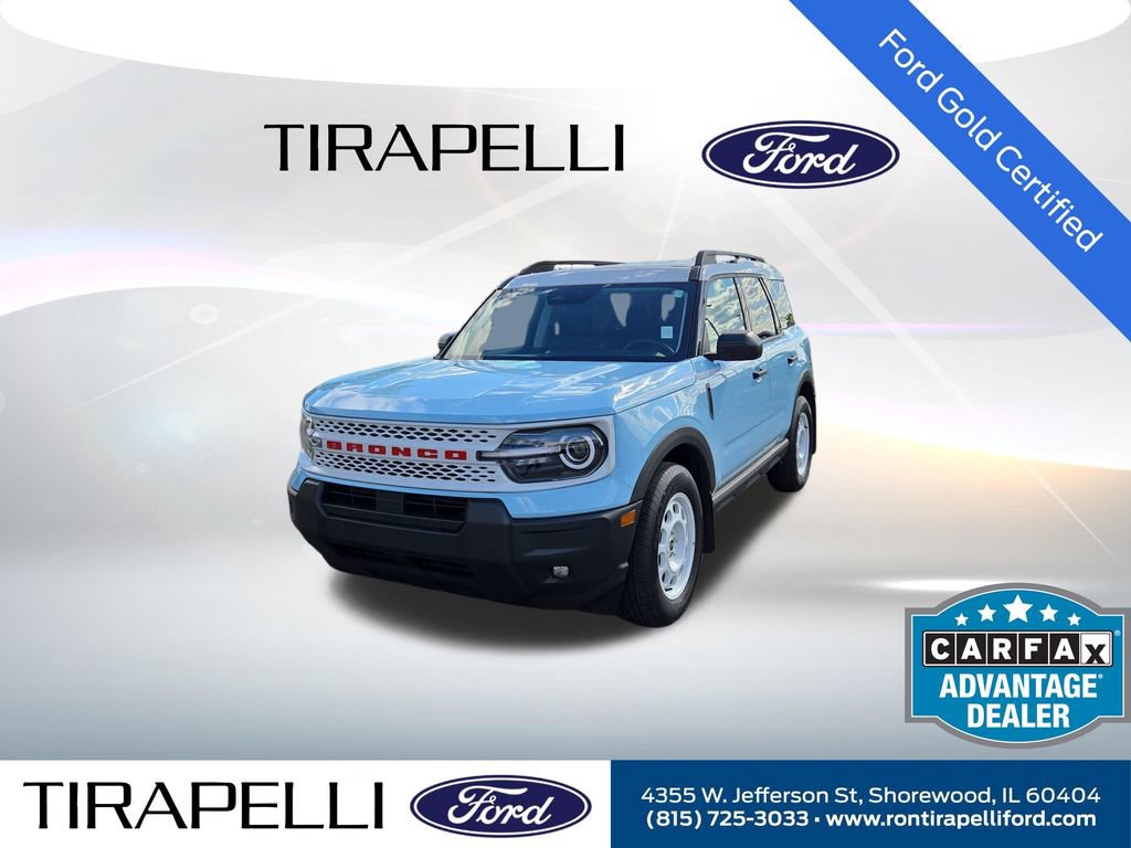 Certified 2025 Ford Bronco Sport Heritage w/ Convenience Package AWD/4WD 360° Tour