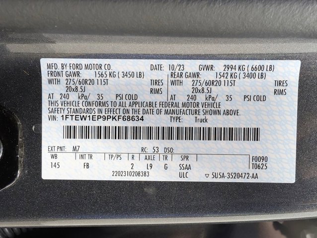 Certified 2023 Ford F150 XLT w/ Equipment Group 302A High image 11