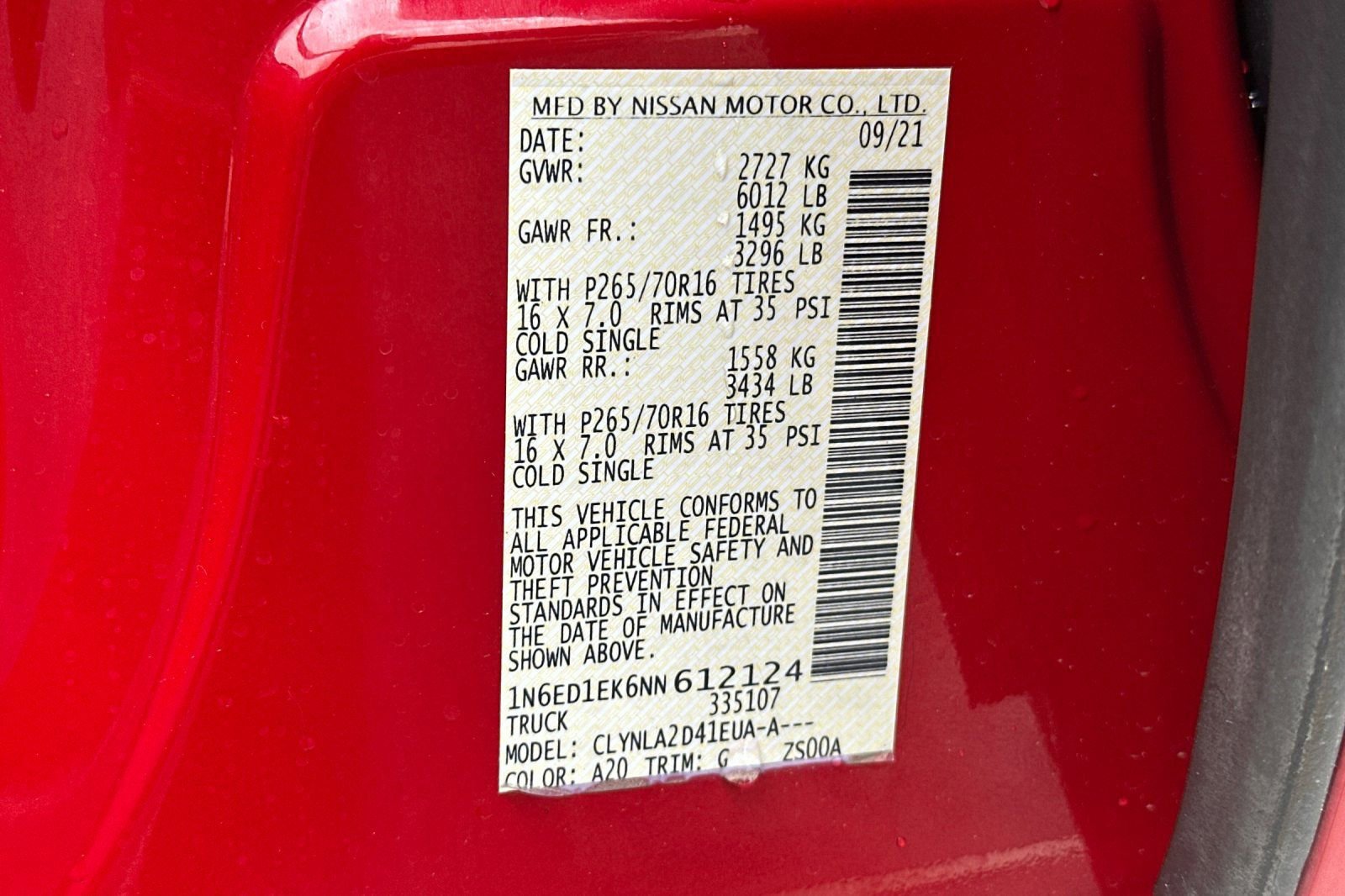 Used 2022 Nissan Frontier S w/ Technology Package image 28