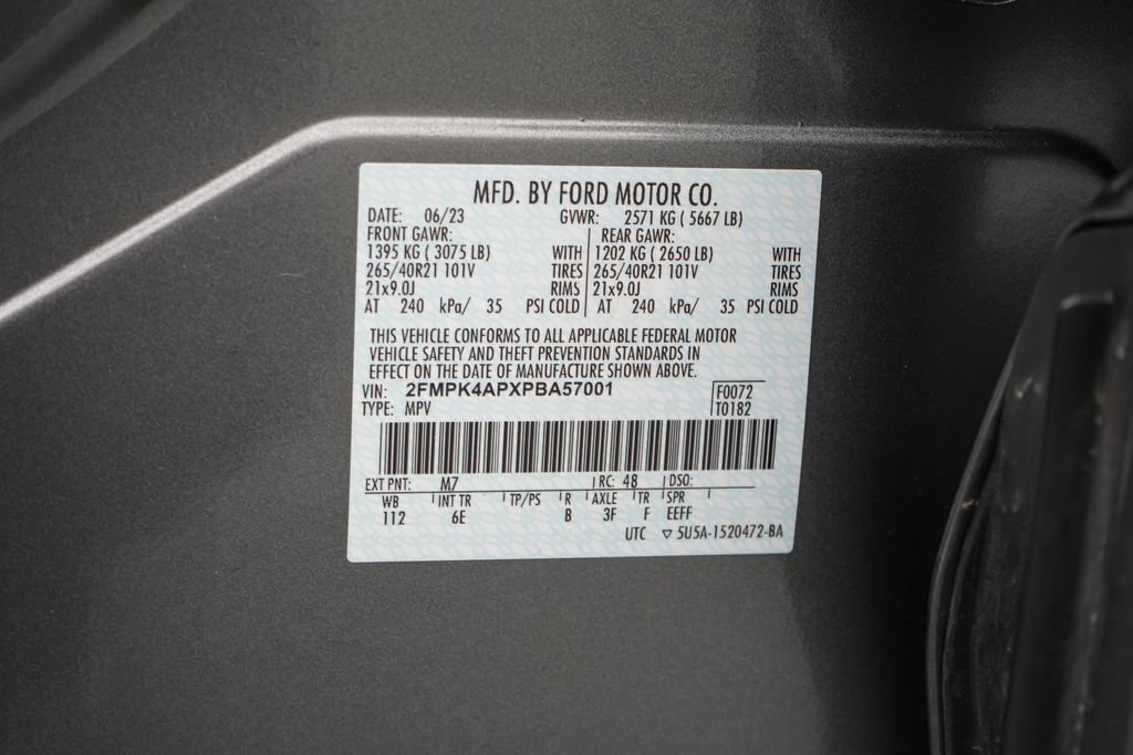 Certified 2023 Ford Edge ST w/ Equipment Group 401A AWD/4WD image 32