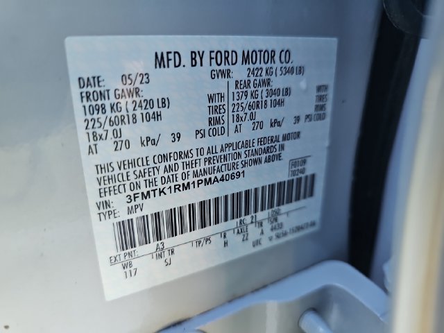 Certified 2023 Ford Mustang Mach-E Select RWD image 34