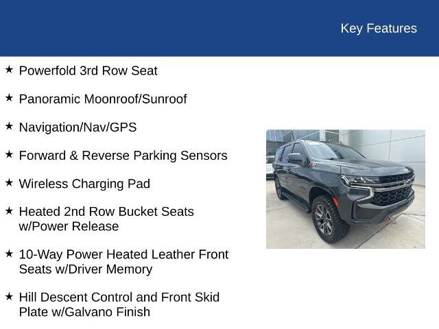 Used 2022 Chevrolet Tahoe Z71 w/ Luxury Package AWD/4WD image 34