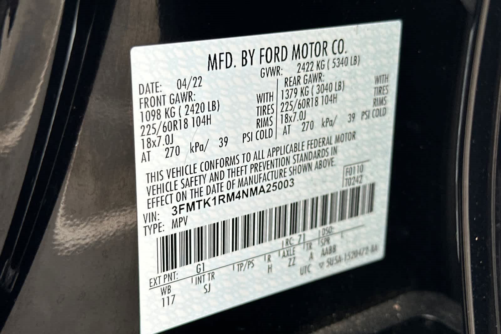 Certified 2022 Ford Mustang Mach-E Select image 28