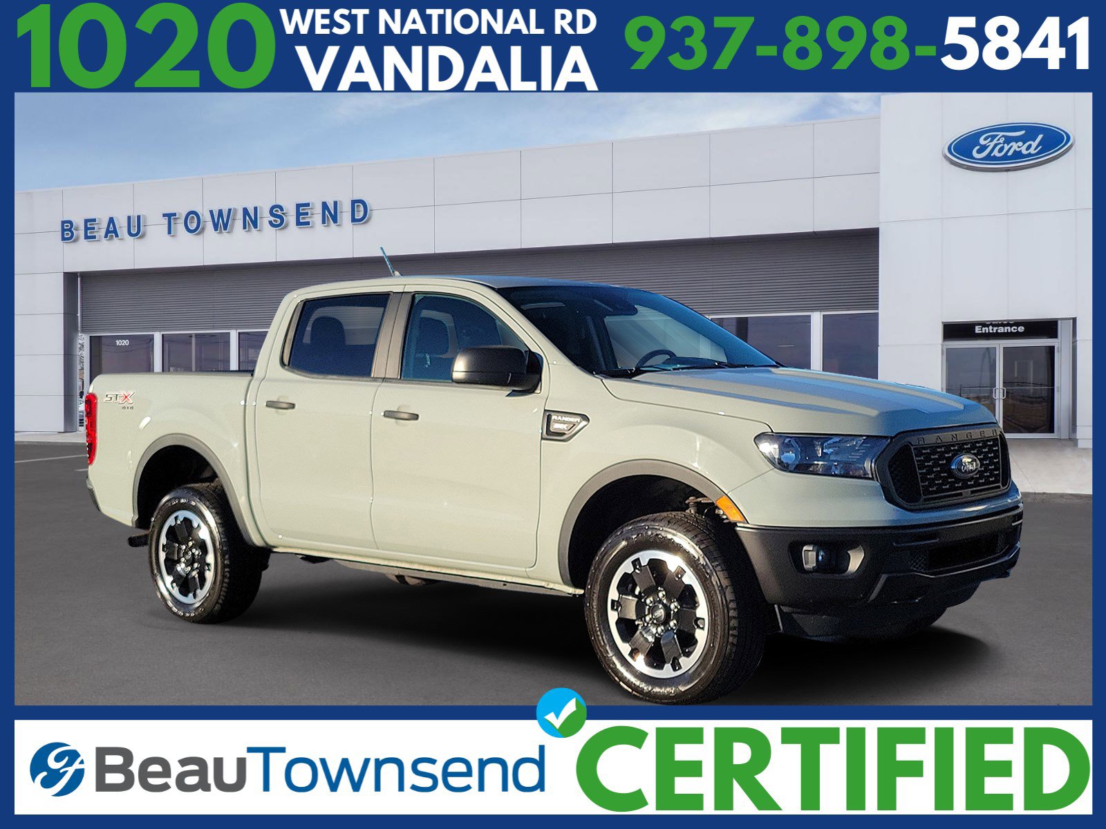 Certified 2021 Ford Ranger XL w/ Equipment Group 101A High