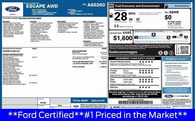 Certified 2023 Ford Escape Active w/ Tech Pack #2 image 10