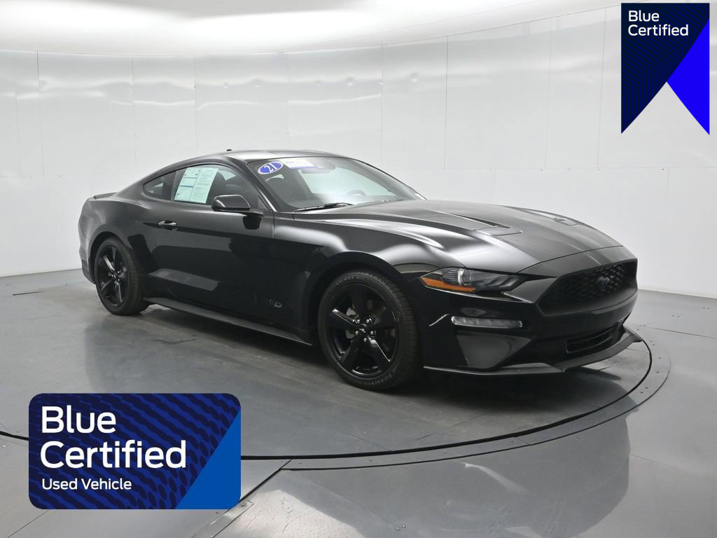 Certified 2021 Ford Mustang EcoBoost w/ Black Accent Package