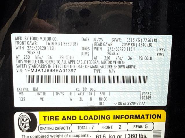 Certified 2025 Ford Expedition Max Active AWD/4WD image 15