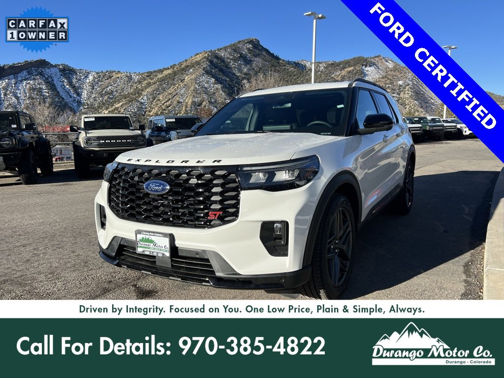 Certified 2025 Ford Explorer ST w/ Sun And Sound Package image 1