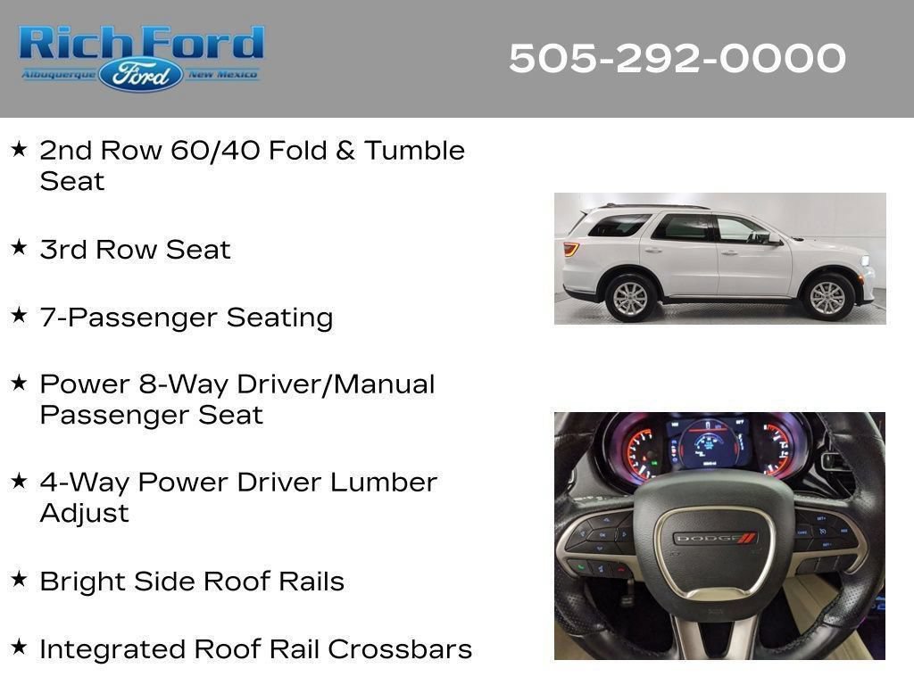 Used 2021 Dodge Durango SXT RWD image 31
