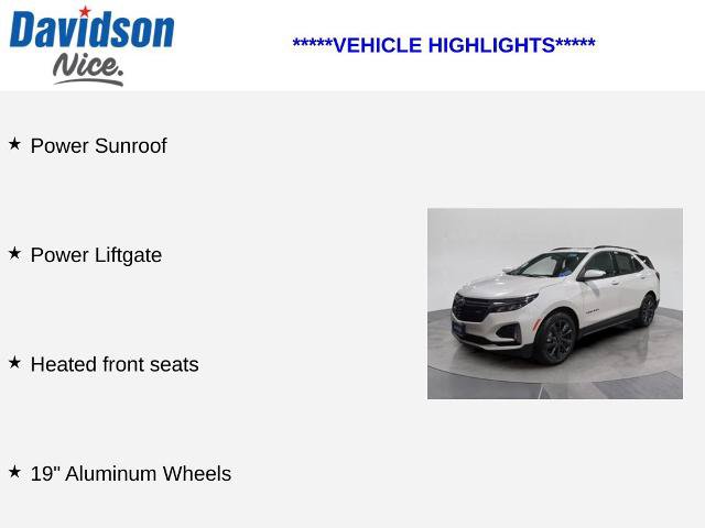 Used 2023 Chevrolet Equinox RS w/ LPO, Floor Liner Package AWD/4WD image 4