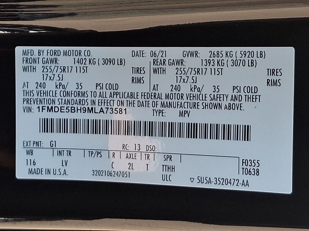 Certified 2021 Ford Bronco Big Bend AWD/4WD image 29