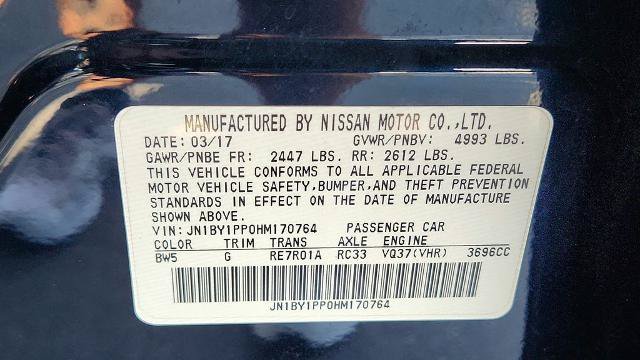 Used 2017 INFINITI Q70 L 3.7 RWD image 35