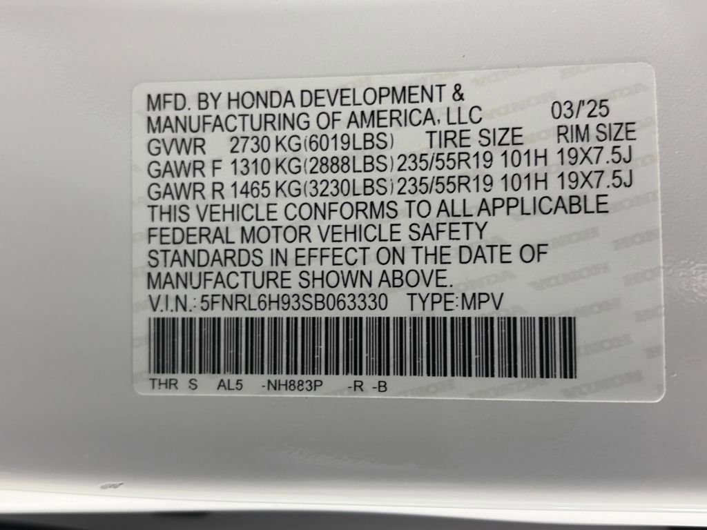 Used 2025 Honda Odyssey Elite image 9