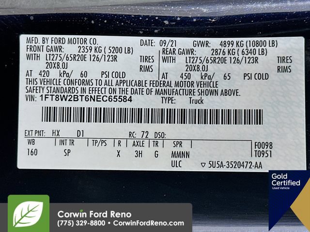 Certified 2022 Ford F250 King Ranch w/ King Ranch Ultimate Package AWD/4WD image 37