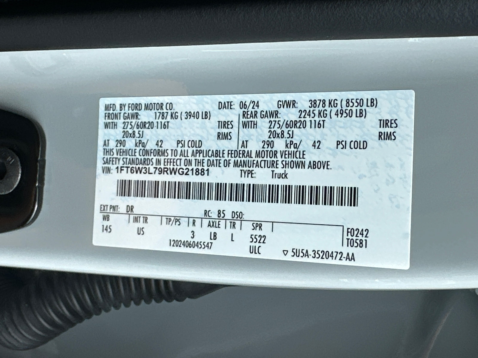 Certified 2024 Ford F150 Lightning Flash AWD/4WD image 32
