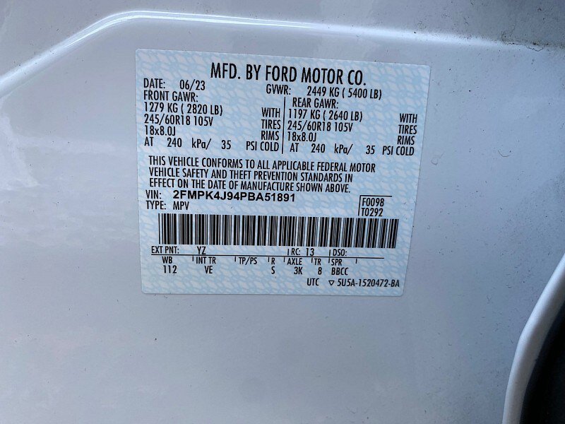 Certified 2023 Ford Edge SEL w/ Convenience Package AWD/4WD image 64