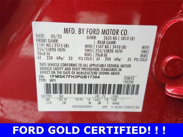 Certified 2023 Ford Explorer Limited image 20