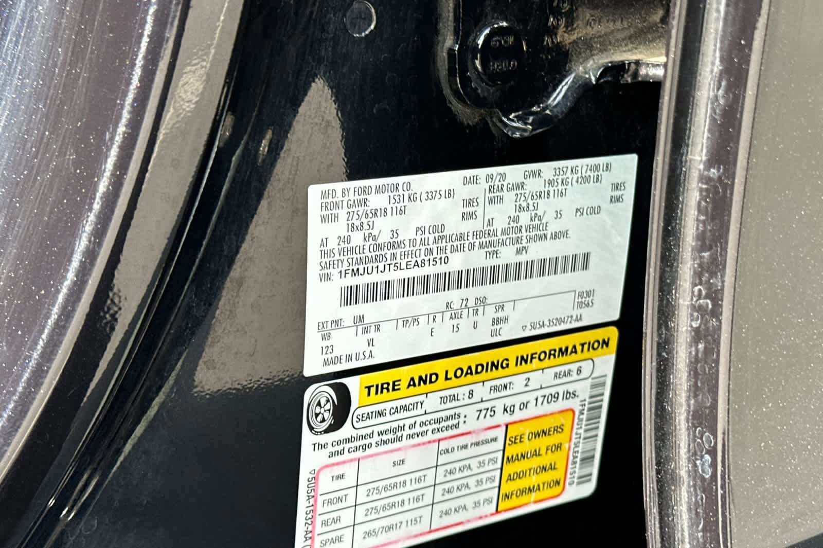 Certified 2020 Ford Expedition XLT w/ Equipment Group 202A image 31