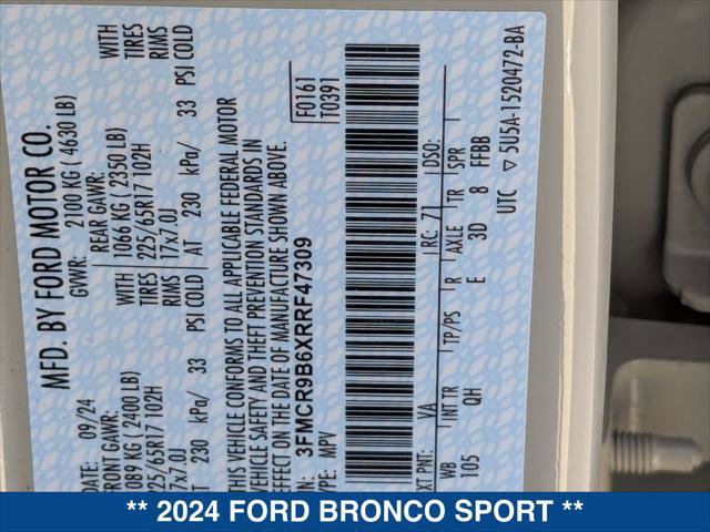 Certified 2024 Ford Bronco Sport Big Bend image 24