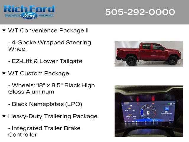 Used 2025 Chevrolet Colorado W/T w/ WT Custom Package AWD/4WD image 22