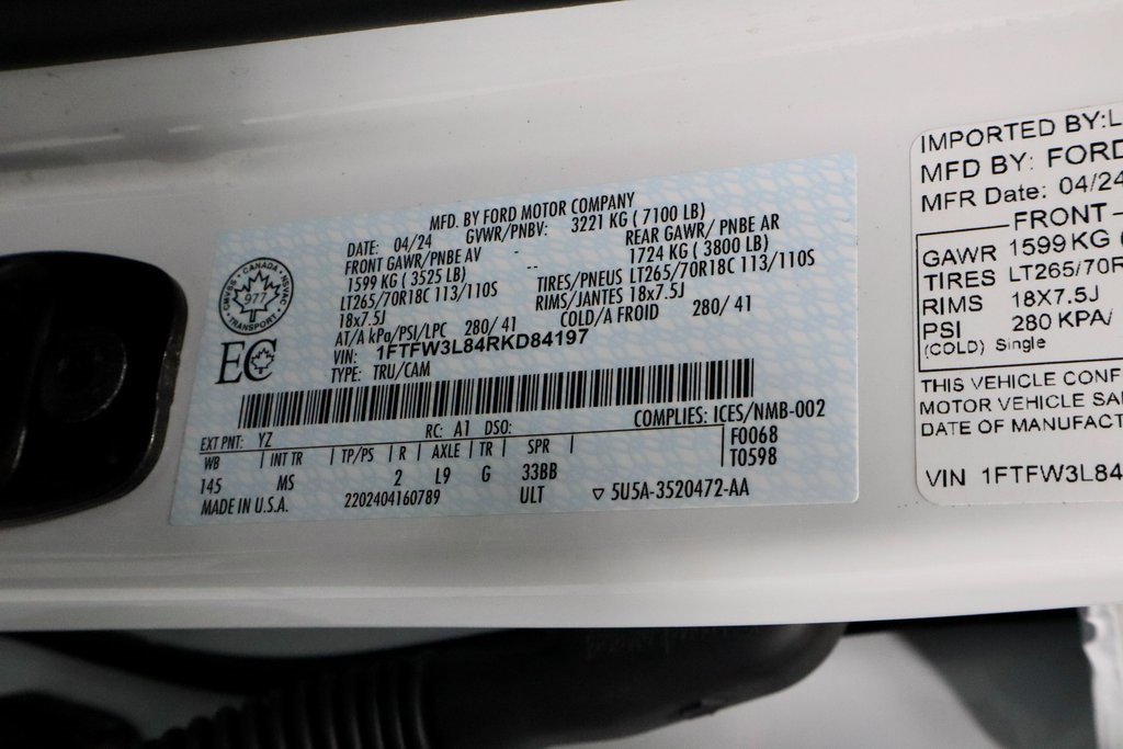 Certified 2024 Ford F150 XLT w/ FX4 Off-Road Package image 31