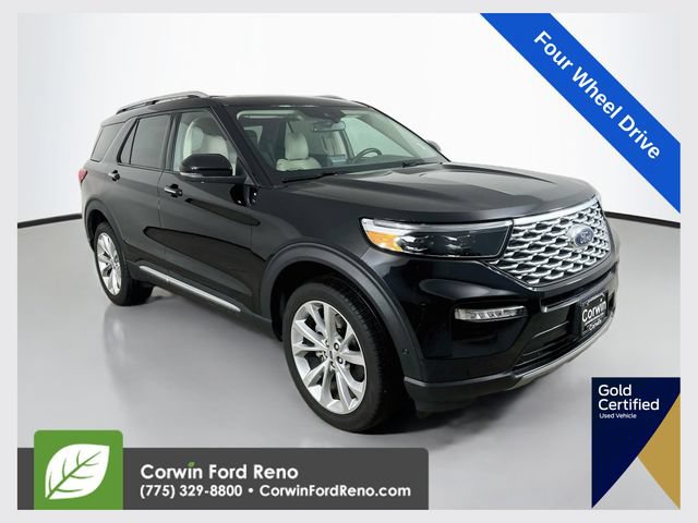 Certified 2022 Ford Explorer Platinum w/ Equipment Group 601A AWD/4WD image 1
