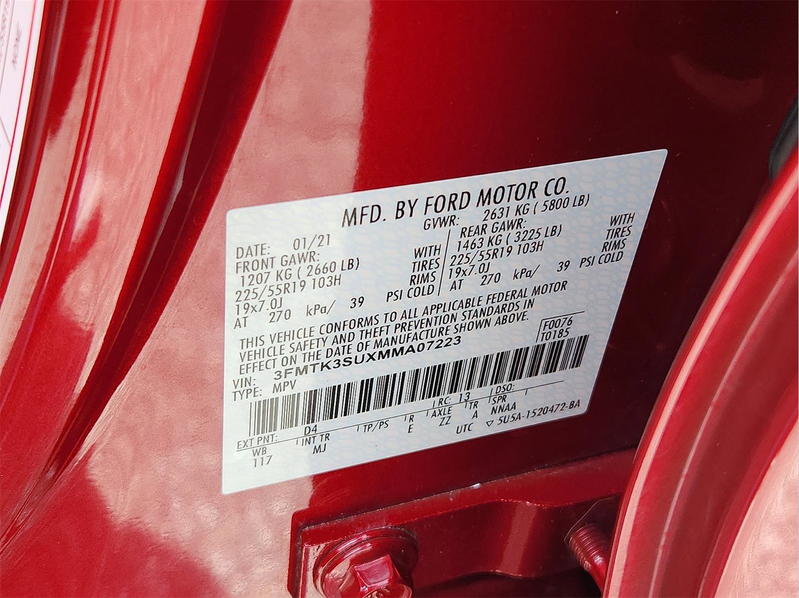 Certified 2021 Ford Mustang Mach-E Premium AWD/4WD image 28