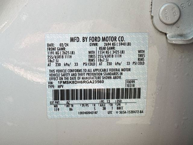 Certified 2024 Ford Explorer XLT AWD/4WD image 23