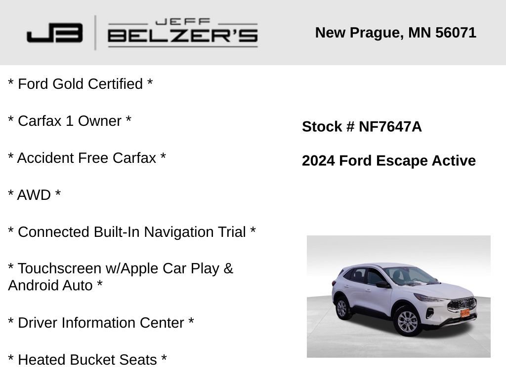 Certified 2024 Ford Escape Active w/ Tech Pack #1 image 13