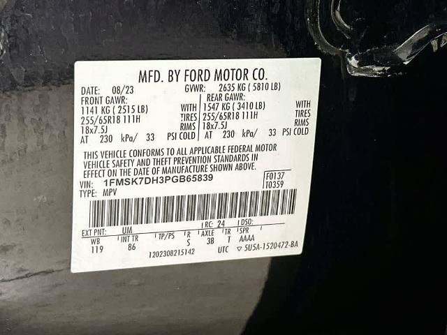 Certified 2023 Ford Explorer XLT RWD image 23
