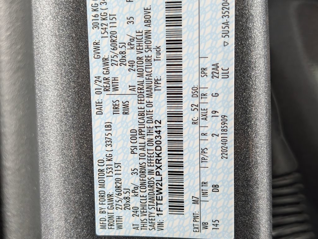 Certified 2024 Ford F150 STX AWD/4WD image 27