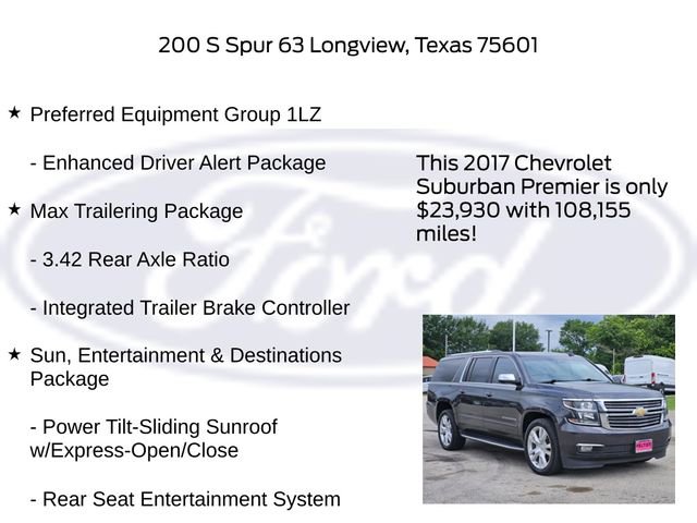 Used 2017 Chevrolet Suburban Premier RWD image 25