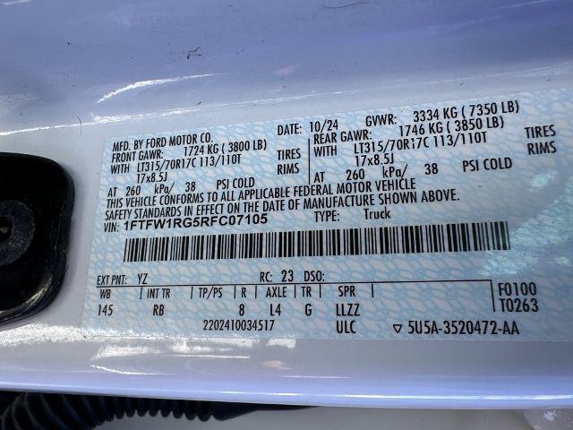 Certified 2024 Ford F150 Raptor AWD/4WD image 23
