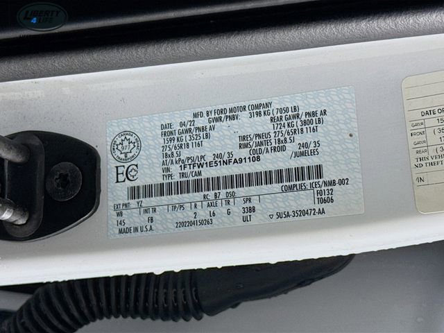 Certified 2022 Ford F150 XLT w/ Equipment Group 302A High image 31