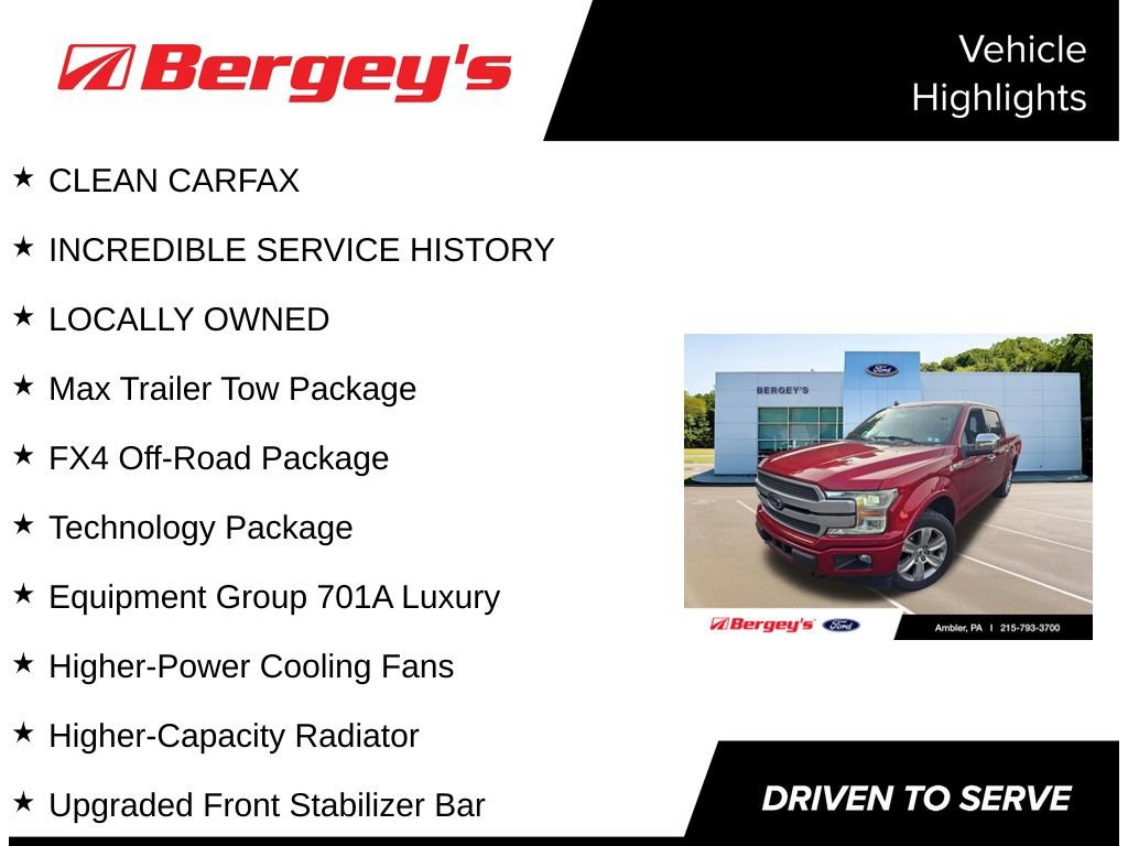 Certified 2018 Ford F150 Platinum w/ Equipment Group 701A Luxury AWD/4WD image 5