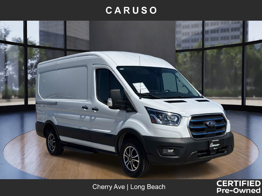 Certified 2023 Ford E-Transit Medium Roof w/ Load Area Protection Package