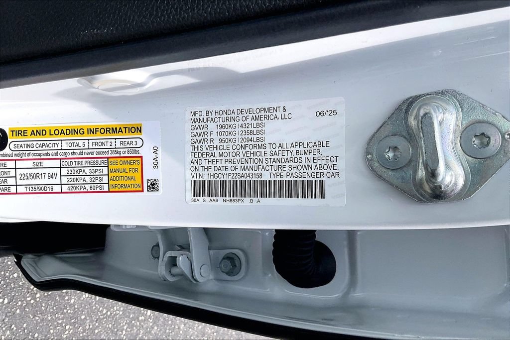 Used 2025 Honda Accord LX image 34