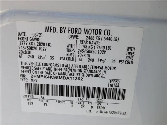 Certified 2021 Ford Edge Titanium w/ Equipment Group 301A AWD/4WD image 26
