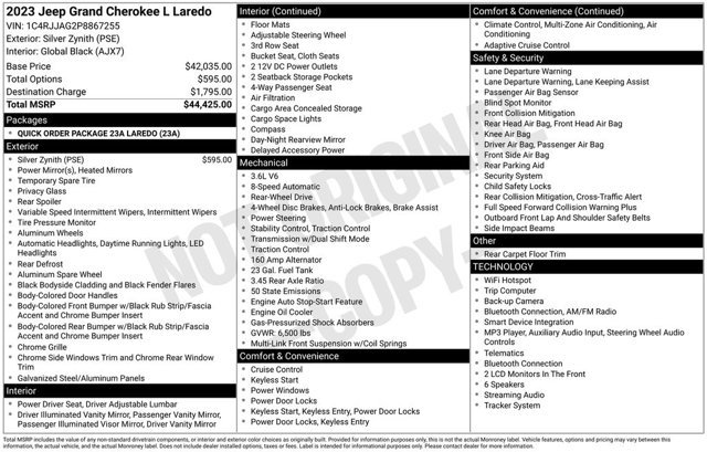Used 2023 Jeep Grand Cherokee L Laredo RWD image 8